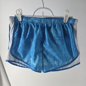 Nike Dri Fit Tempo Running Shorts Blue Tie Dye Womens Small